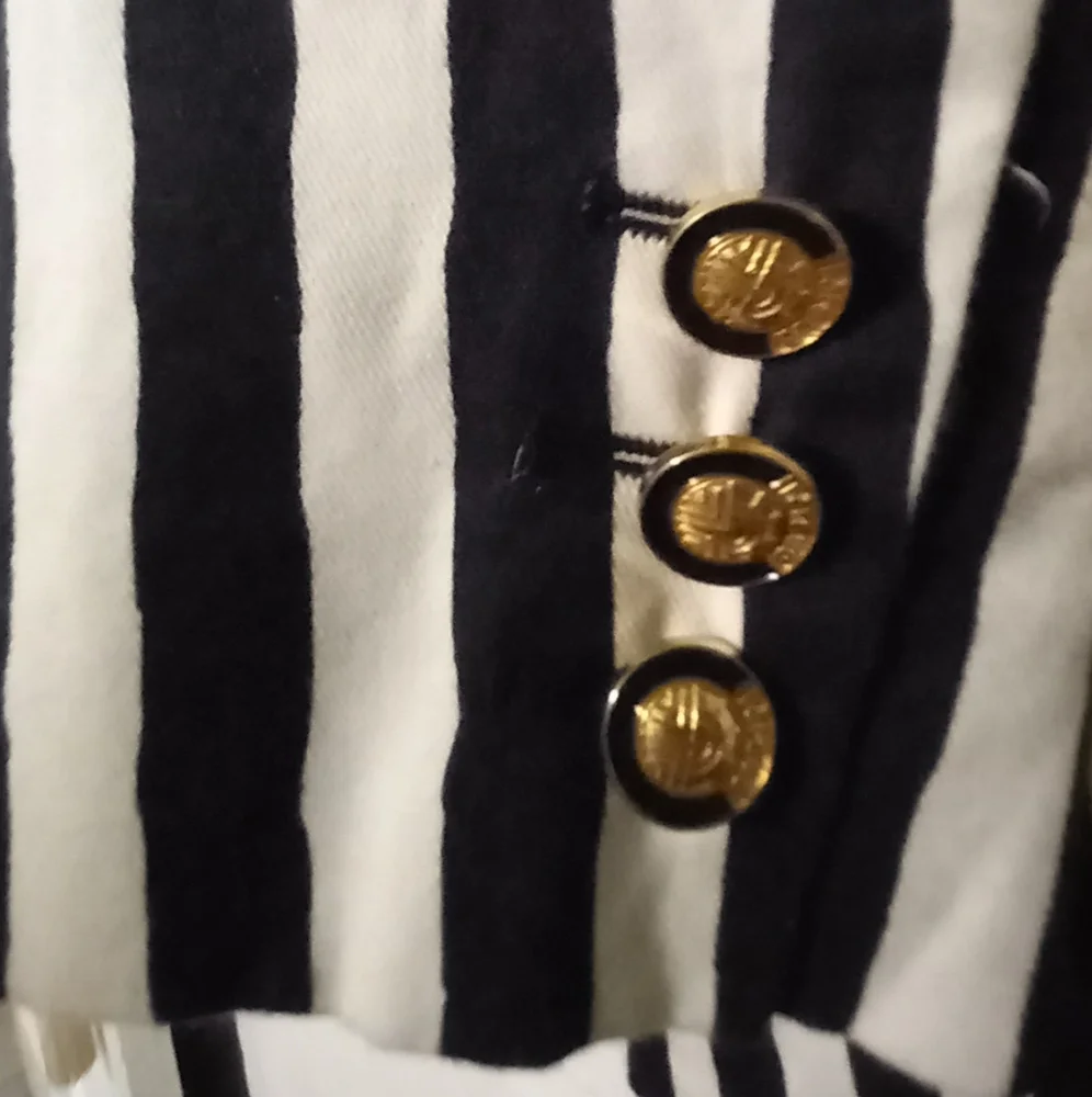 Louis Feraud 80's Vintage Navy rockstar Blazer 10 authentic - Picture 3 of 10